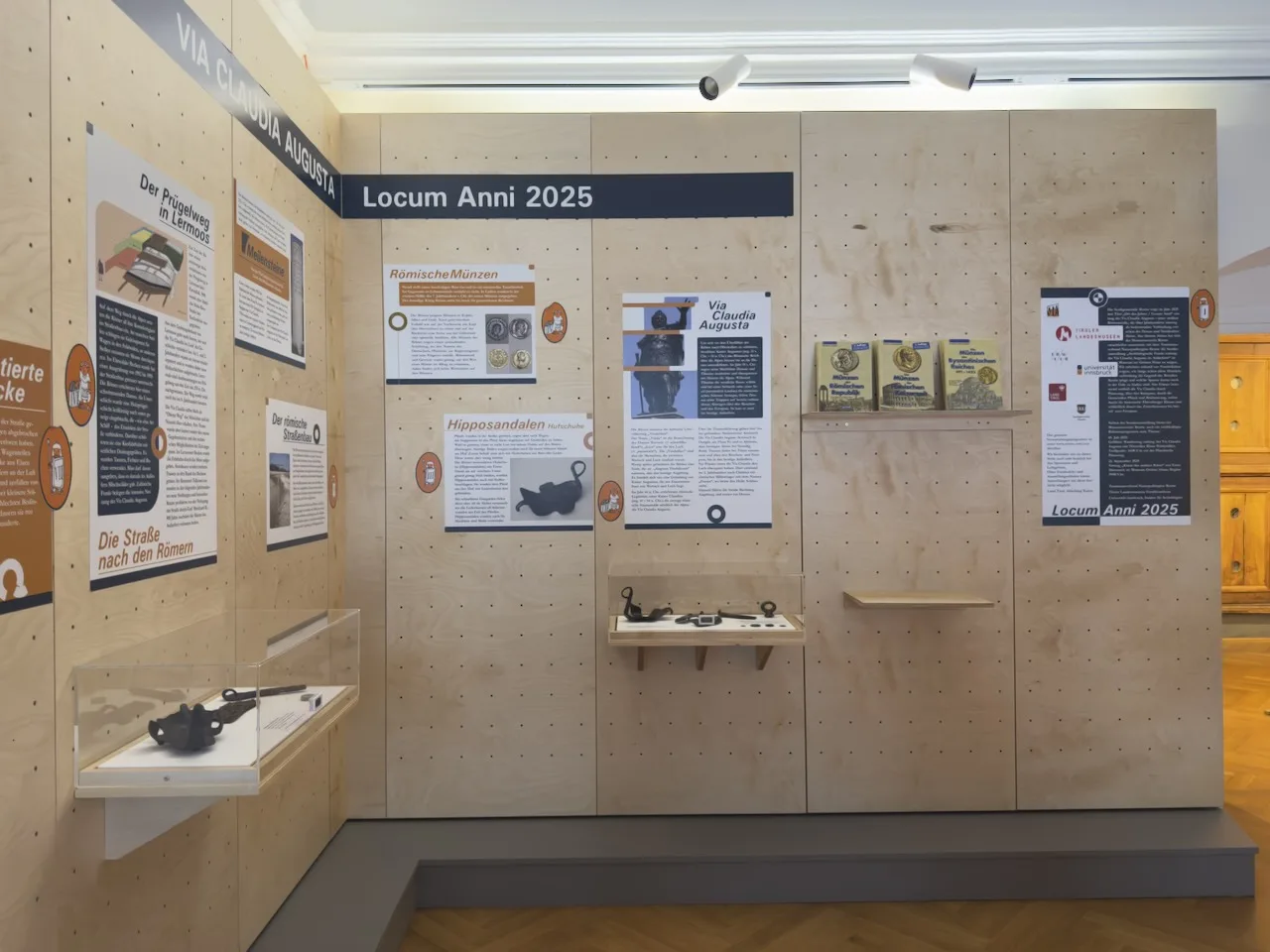 Wechselausstellung Locum Anni 2025 – ohne Handwerker aufgebaut
